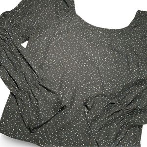 CeCe ruffled long-sleeve top